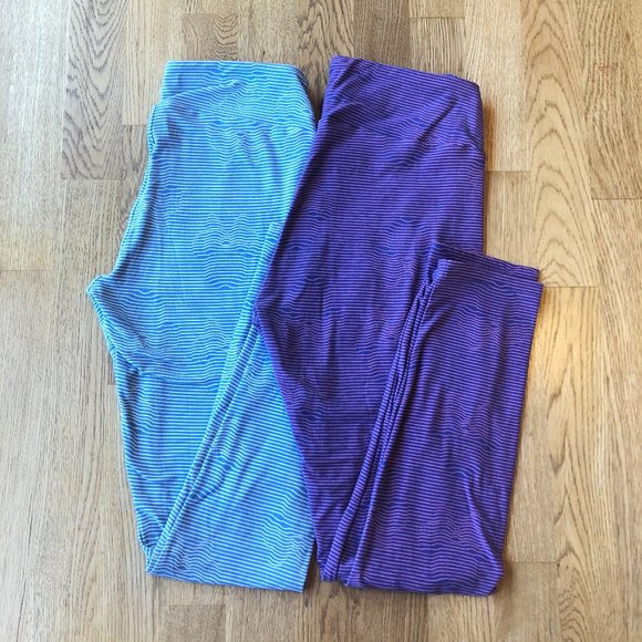 Lularoe Disney Leggings Bundle Set of 2 Minnie Mouse One Size - Picture 1 of 16